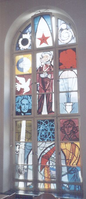 Fensterkunst der DDR-Zeit Humboldt-Universität